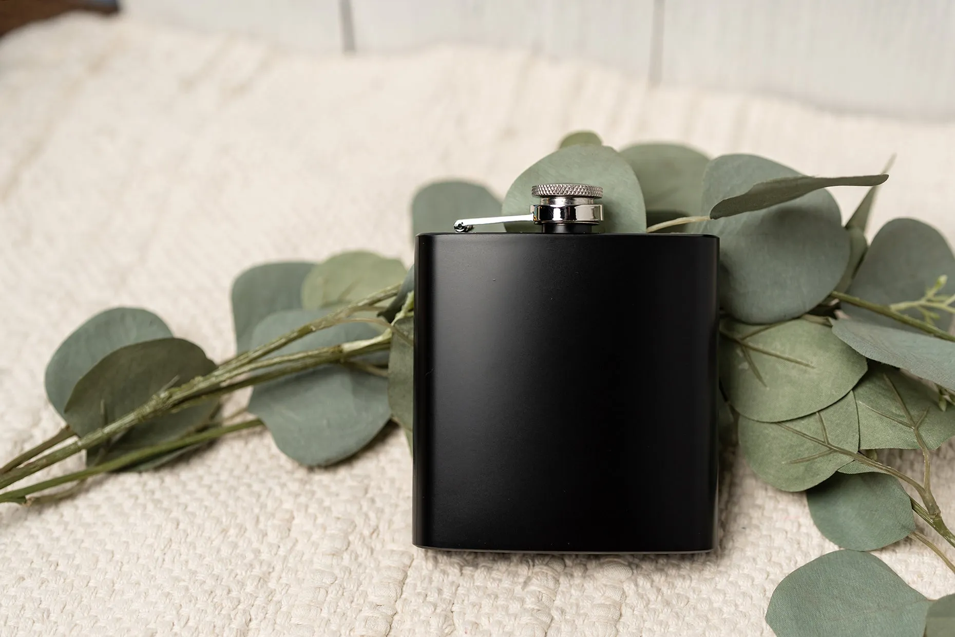 Personalized I Look Good Birthday Matte Black Flask