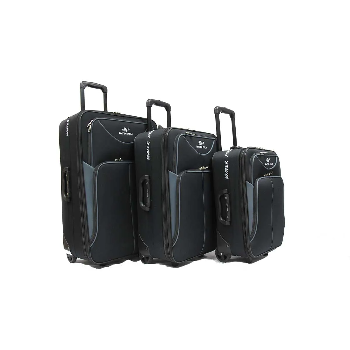 Robust Softside Expandable Fabric Luggage with 2 Cart Wheels