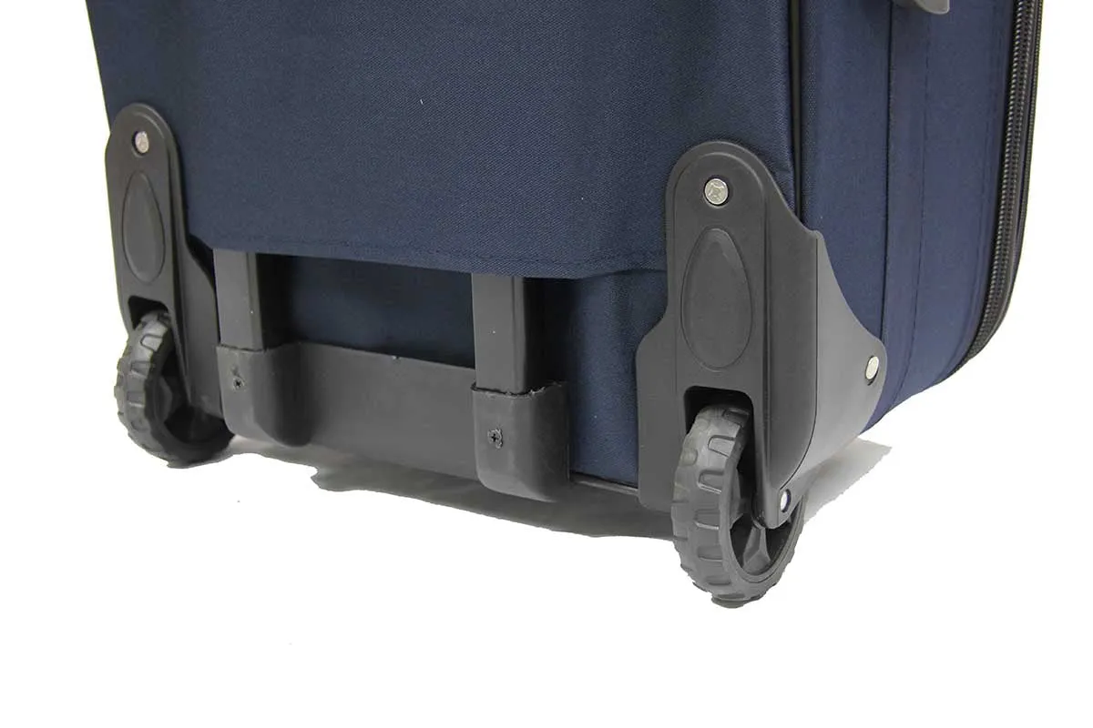 Robust Softside Expandable Fabric Luggage with 2 Cart Wheels