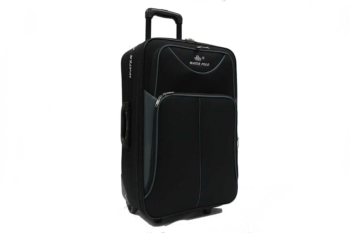 Robust Softside Expandable Fabric Luggage with 2 Cart Wheels