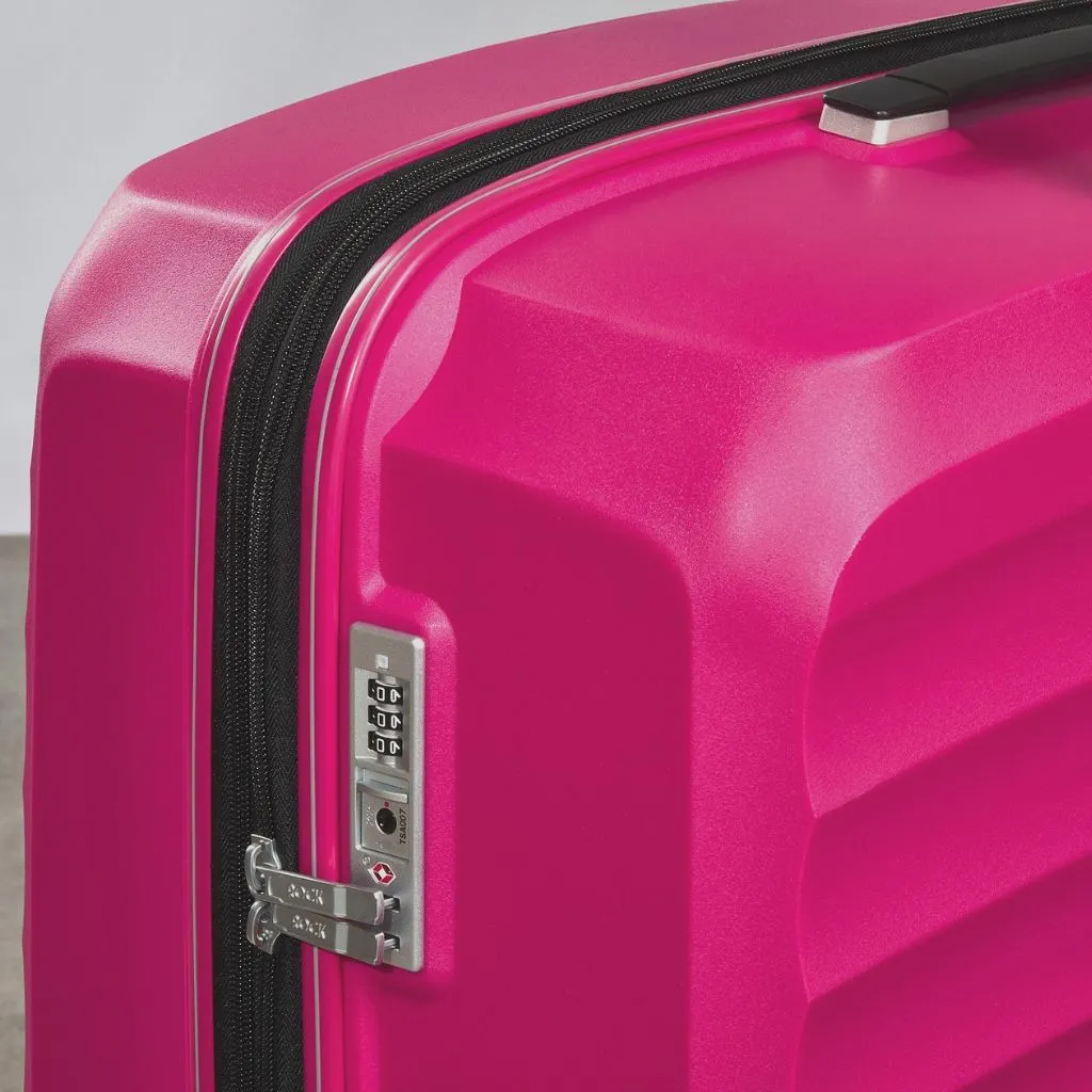 Rock Sunwave 54cm Carry On Hardsided Luggage - Pink