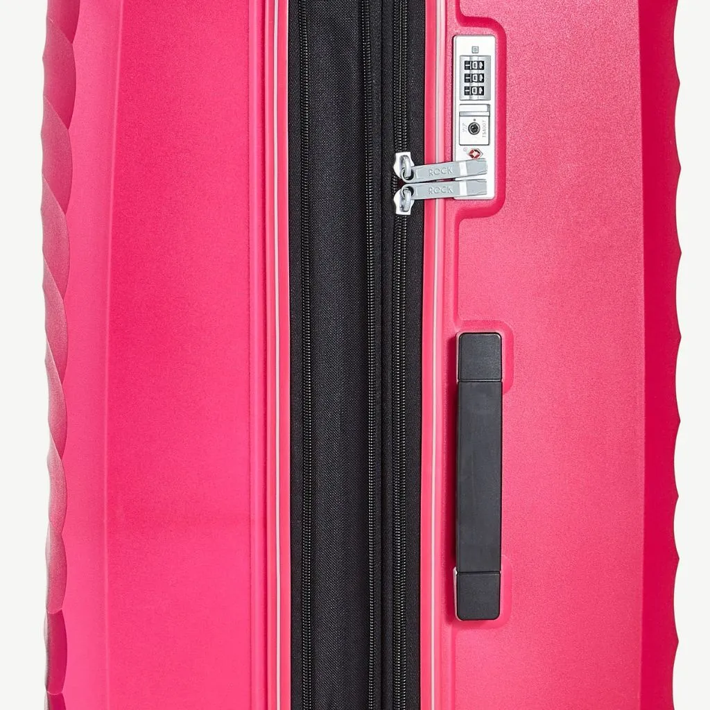 Rock Sunwave 54cm Carry On Hardsided Luggage - Pink