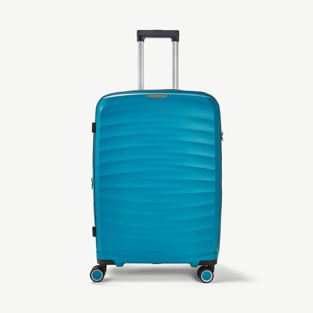 Rock Sunwave 66cm Medium Expander Hardsided Luggage - Blue