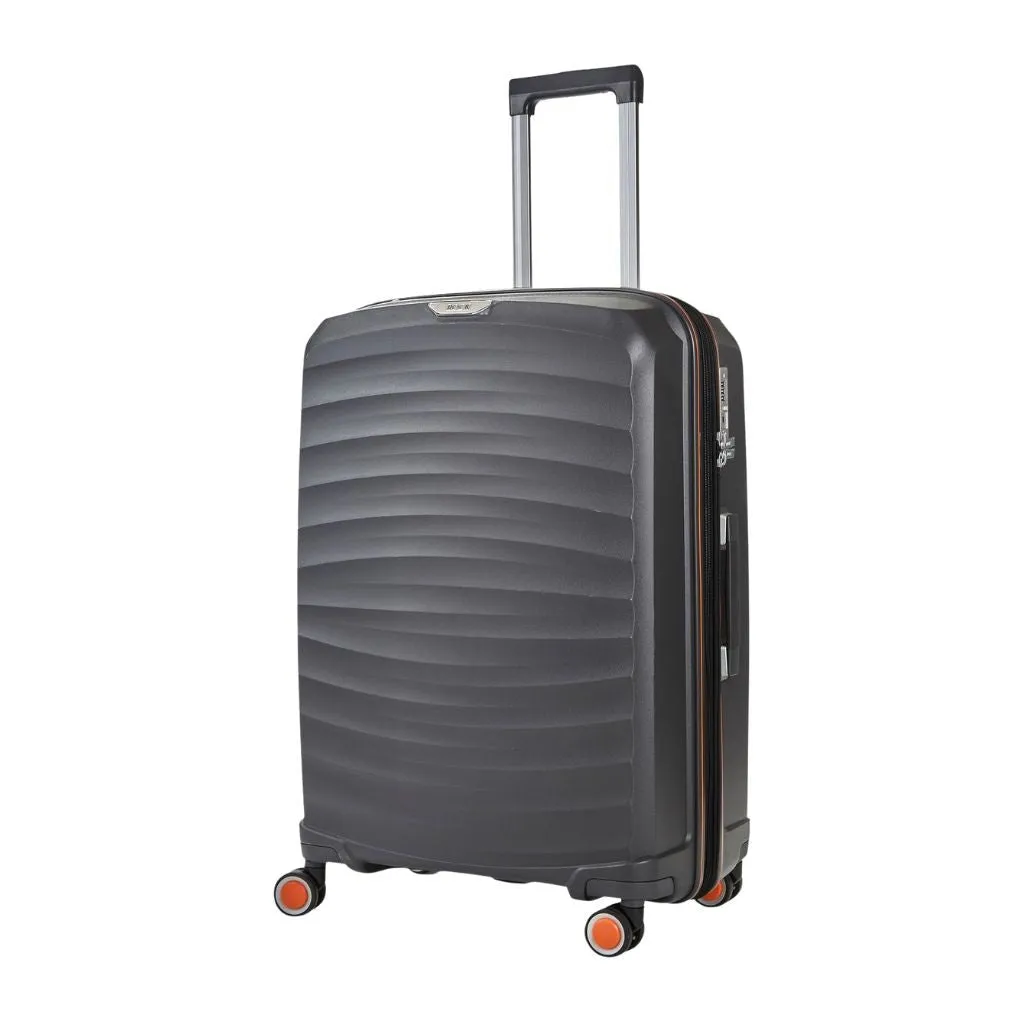 Rock Sunwave 66cm Medium Expander Hardsided Luggage - Charcoal