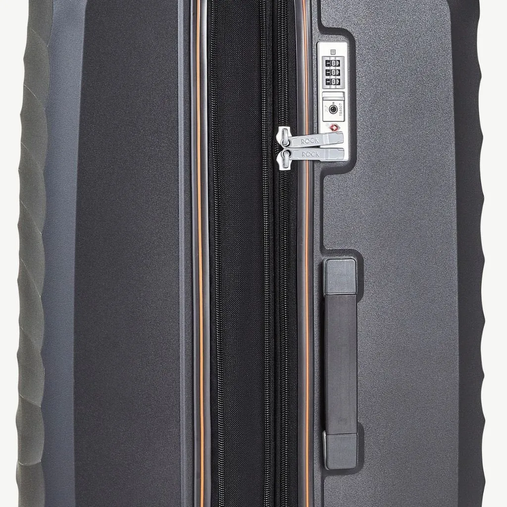 Rock Sunwave 79cm Large Expander Hardsided Luggage - Charcoal