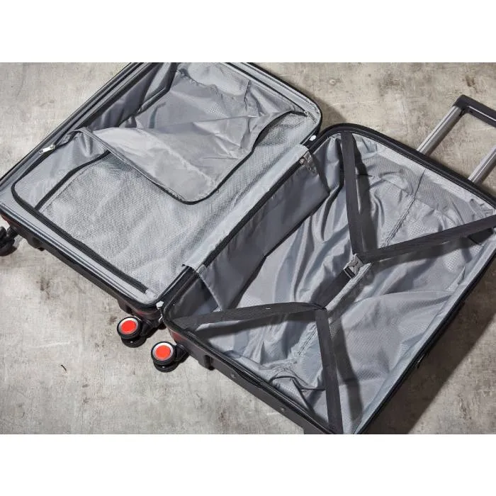 Rock Sunwave Expandable Spinner Large Suitcase 79cm - Charcoal