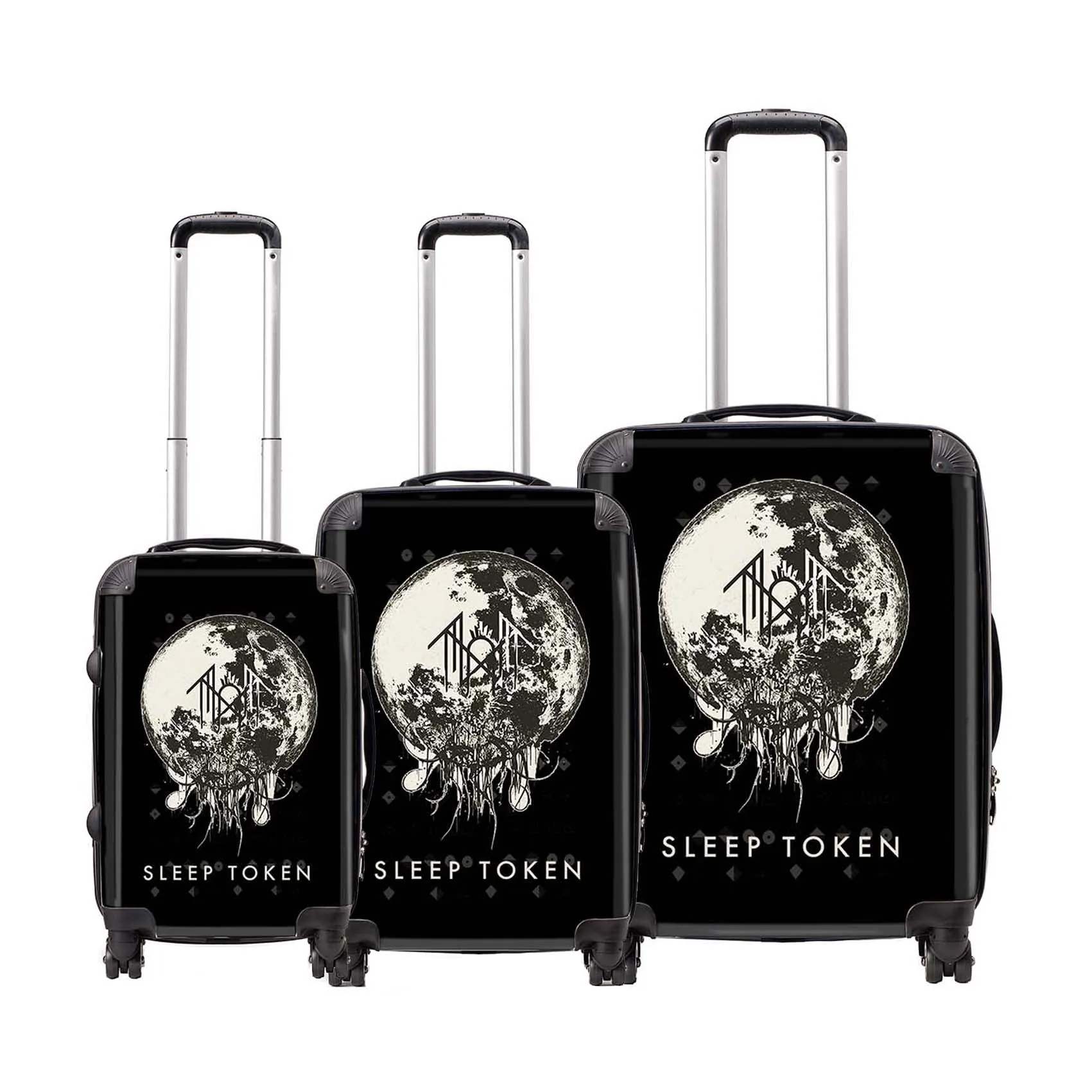 Rocksax Sleep Token  Travel Bag Luggage - The Summoning Black