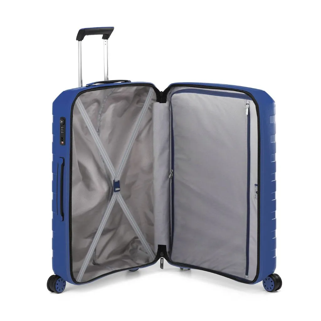 Roncato Box Sport 2.0 Medium 69cm Hardsided Spinner Suitcase - Navy