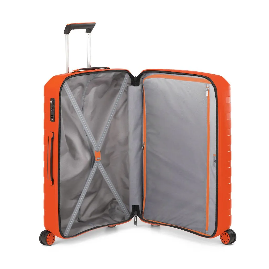 Roncato Box Sport 2.0 Medium 69cm Hardsided Spinner Suitcase - Papaya