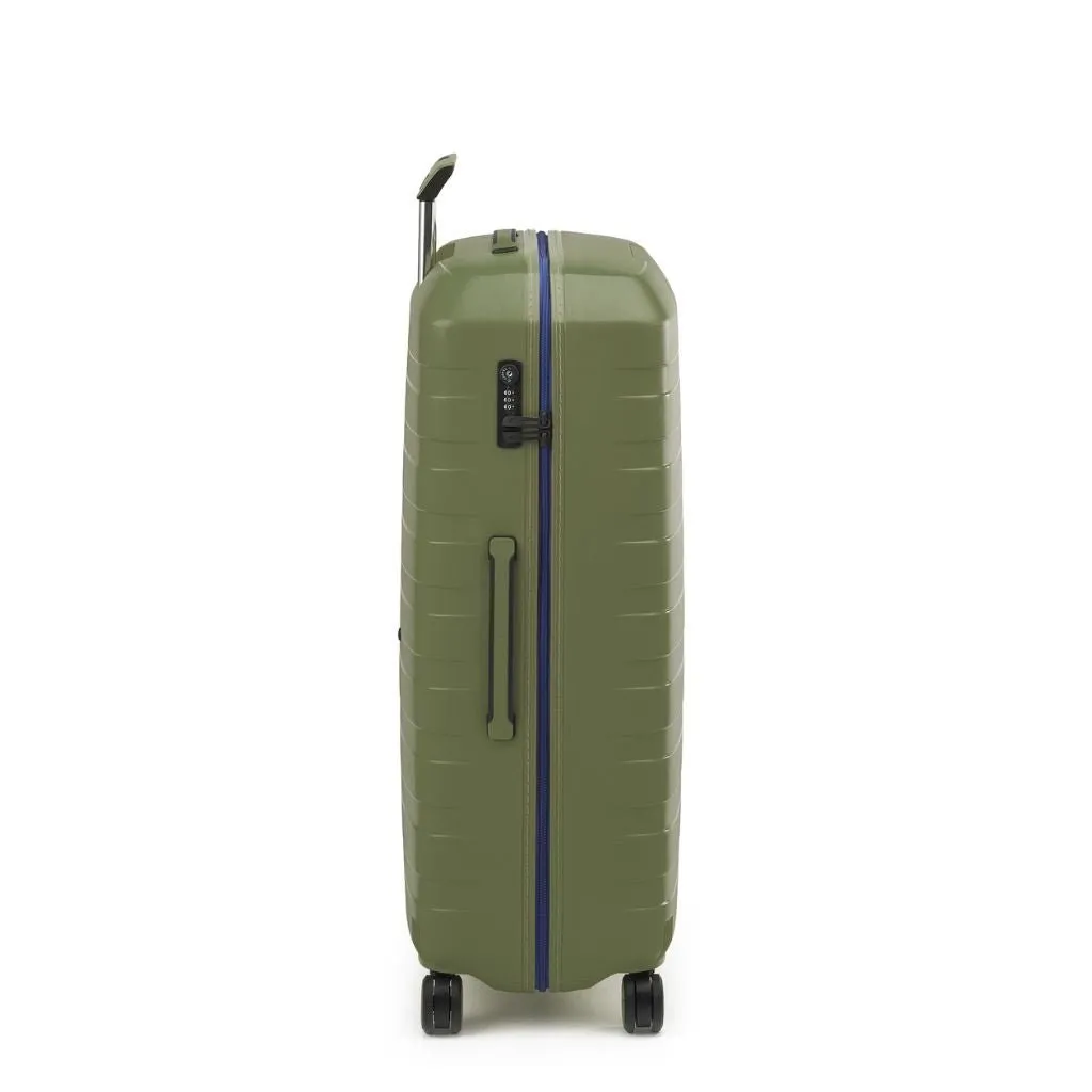 Roncato Box Young Large 78cm Hardsided Spinner Suitcase Green