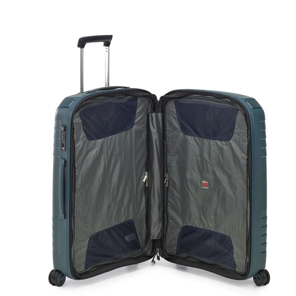 Roncato Ypsilon Medium 69cm Hardsided Exp Spinner Suitcase Green