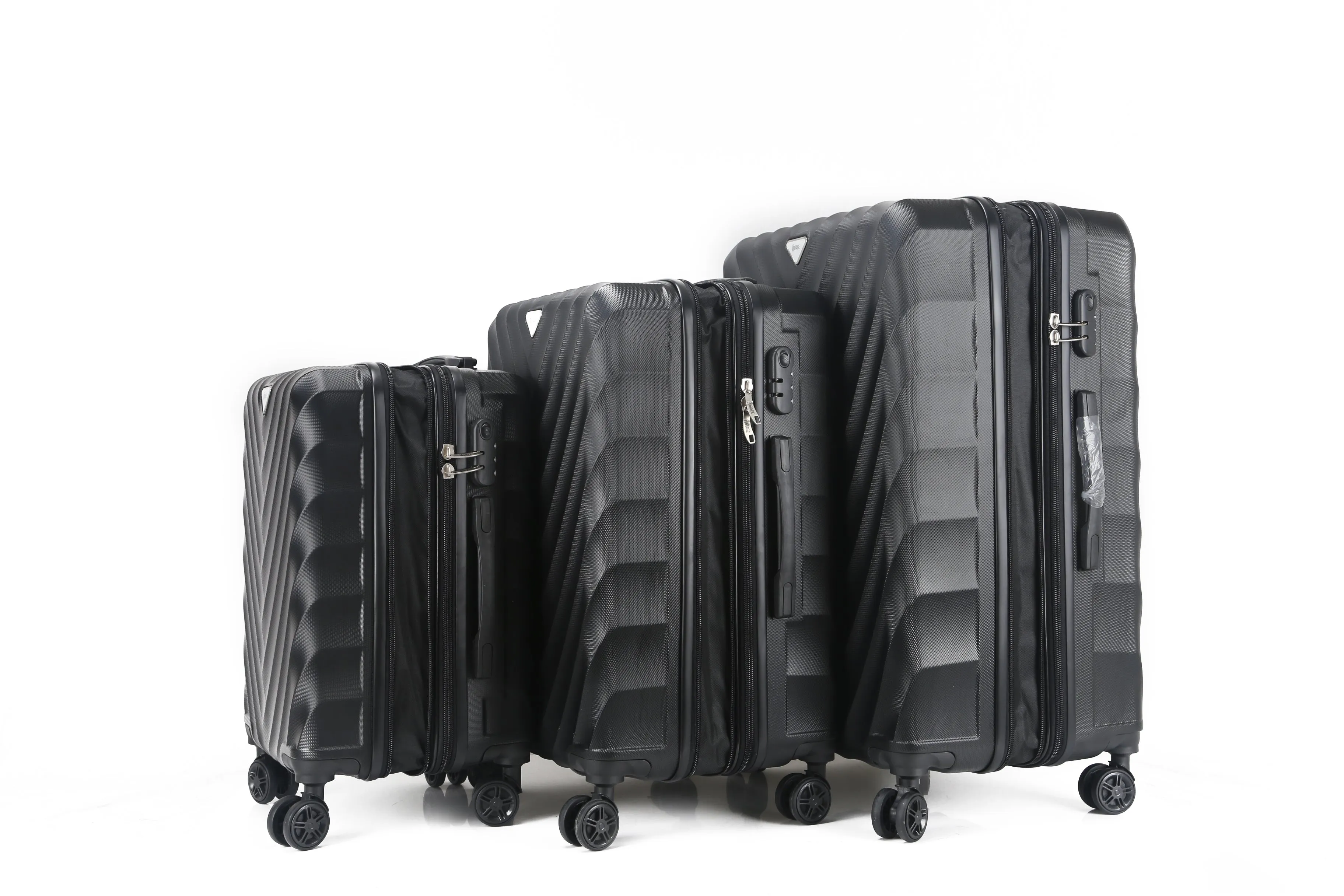 Ryan ABS Hard shell Lightweight 360 Dual Spinning Wheels Combo Lock 28" 24", 20" 3 Piece Luggage Set