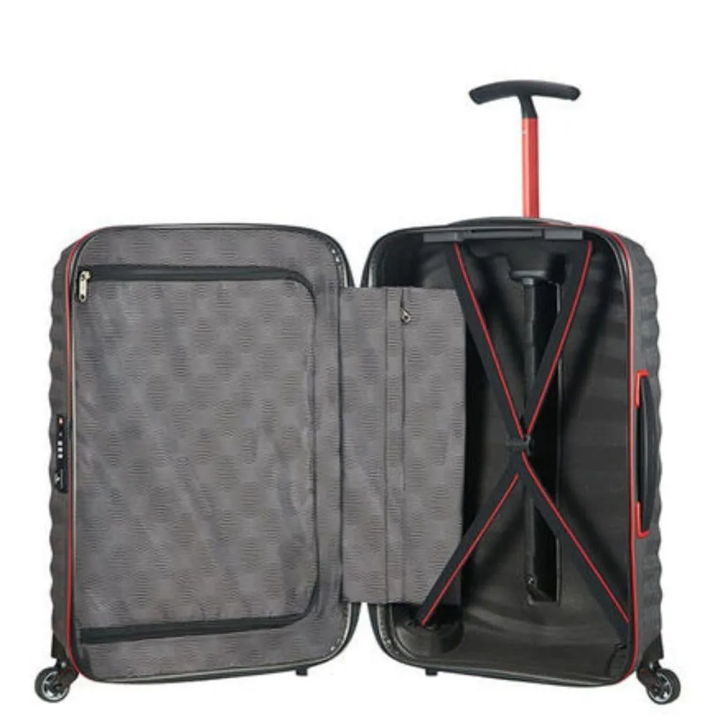 Samsonite Lite-Shock Sport Small/Cabin 55cm Suitcase - Eclipse Grey/Red