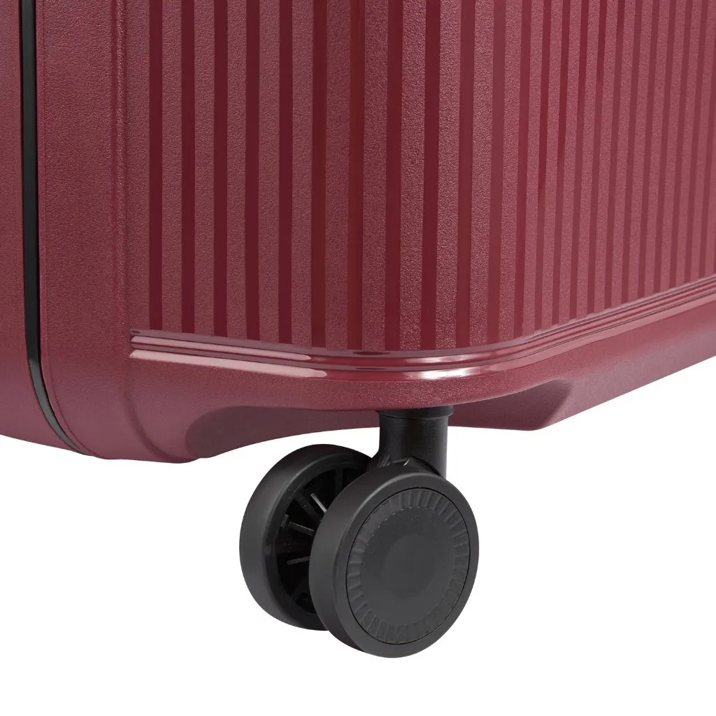 Securitech By Delsey Stone 66cm Medium Hardsided Luggage Burgundy