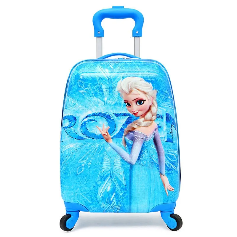 Super Character Trolley Suitcase for Kids – Vibrant Rolling Luggage for Adventures and Travel