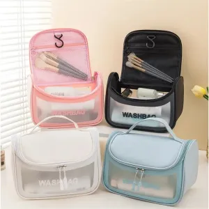 TRANSPARENT TRAVEL COSMETIC BAG