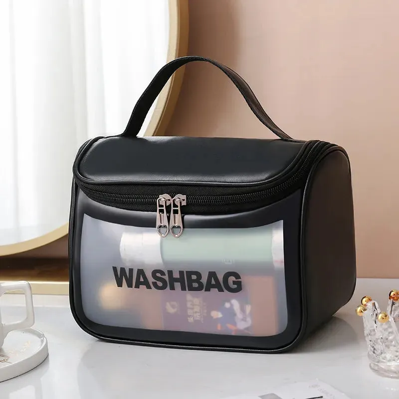 TRANSPARENT TRAVEL COSMETIC BAG