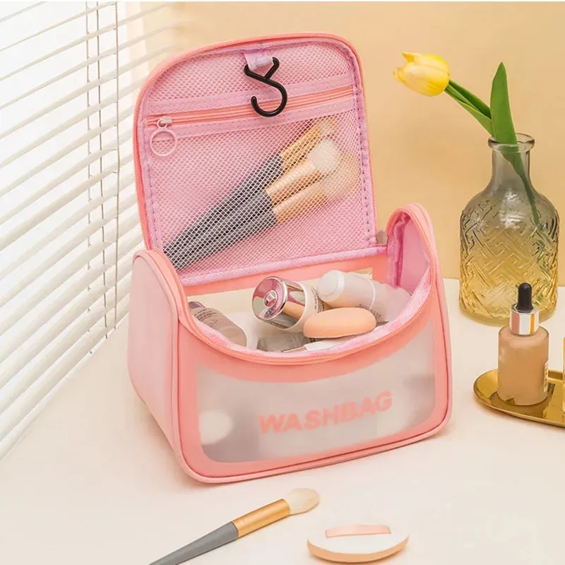 TRANSPARENT TRAVEL COSMETIC BAG