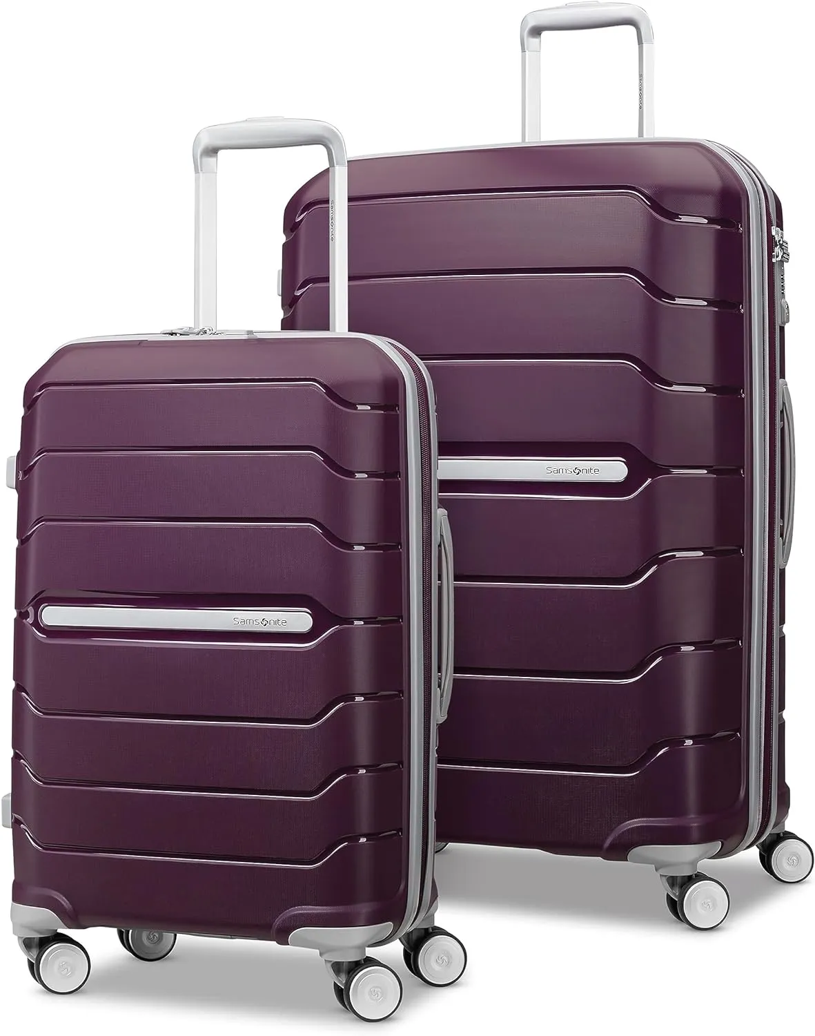 Travel Luggage, Expandable with Double Spinner Wheels