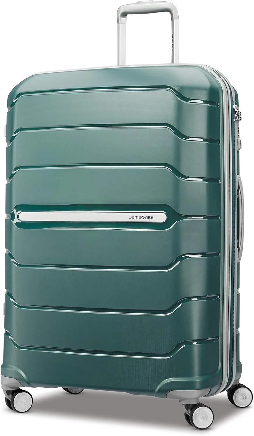 Travel Luggage, Expandable with Double Spinner Wheels