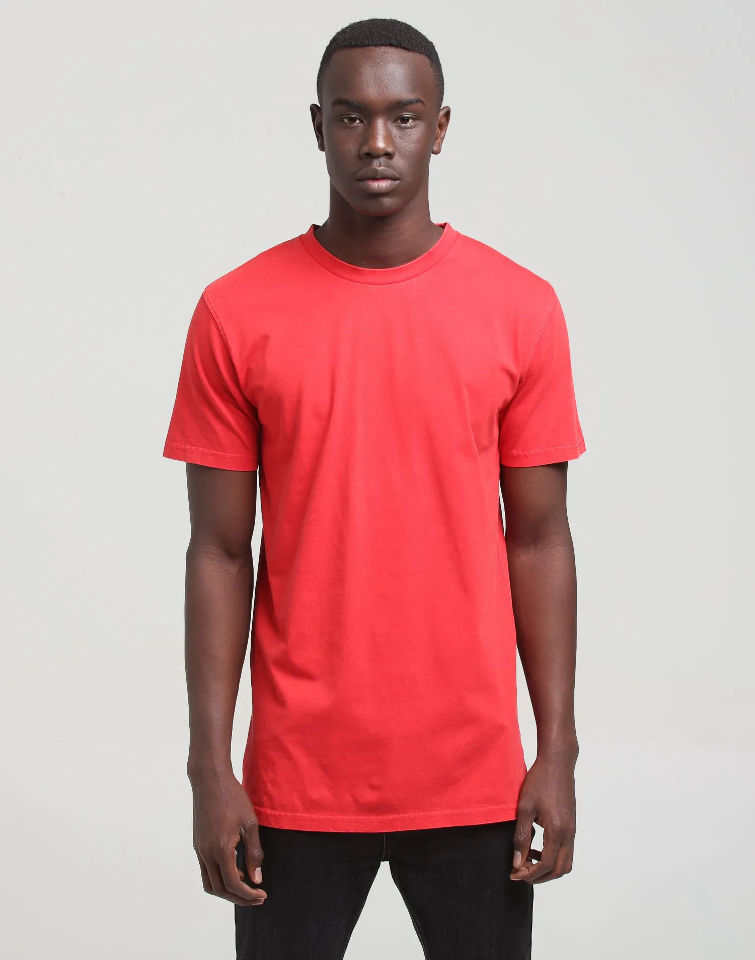 Well Made Standard Issue Tee Red Acid Wash