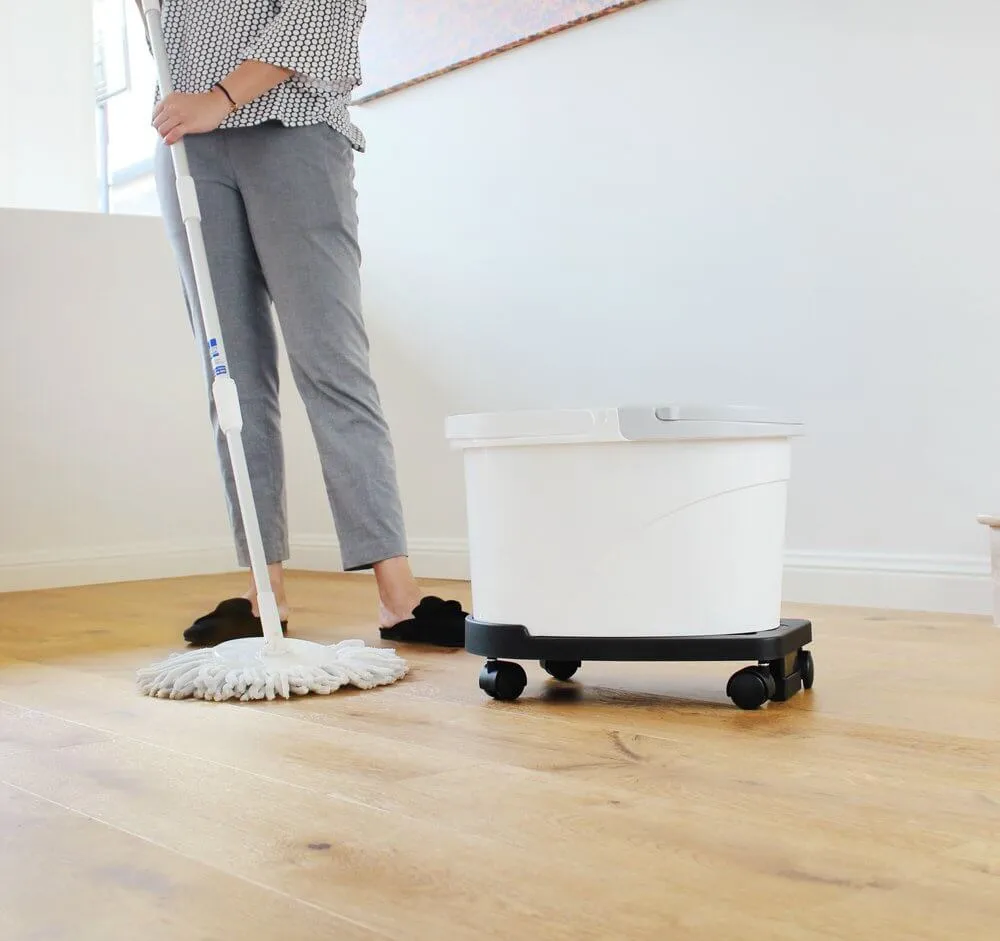 White Magic Spin Mop Trolley for Bucket