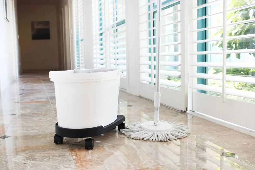 White Magic Spin Mop Trolley for Bucket