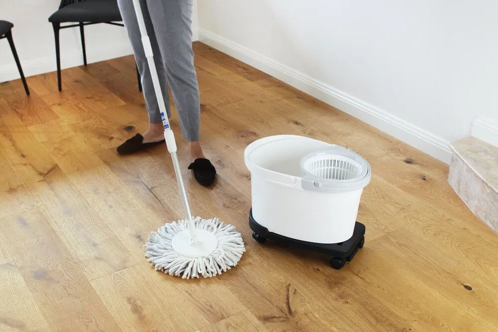 White Magic Spin Mop Trolley for Bucket