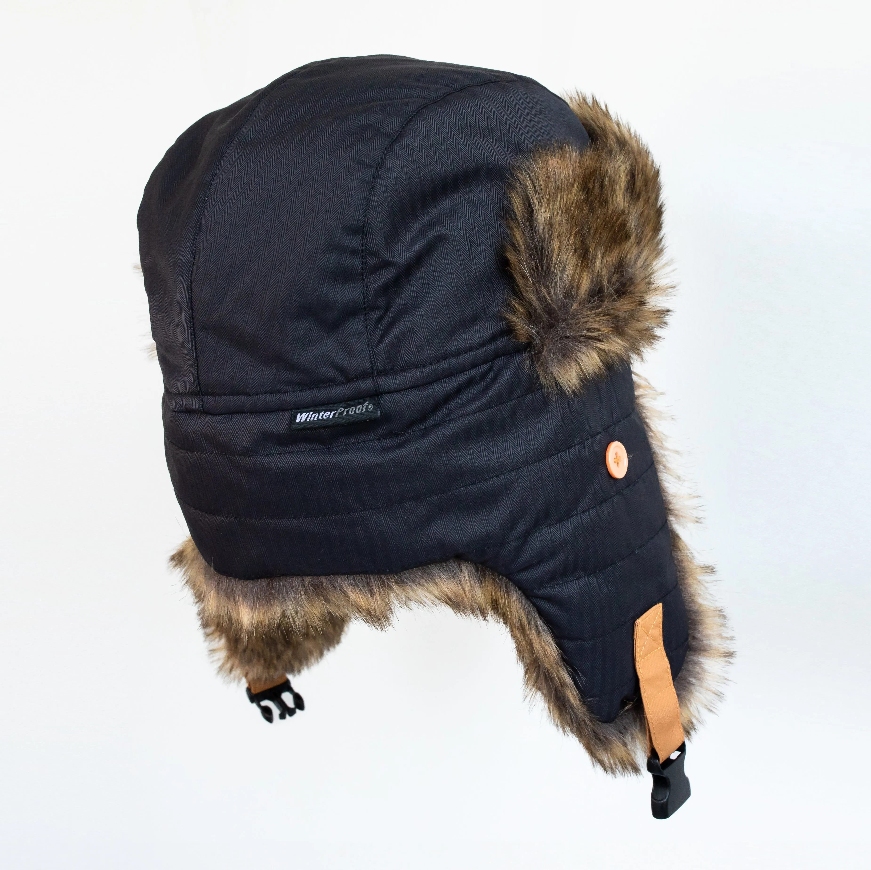 Women's Black Trapper Hat