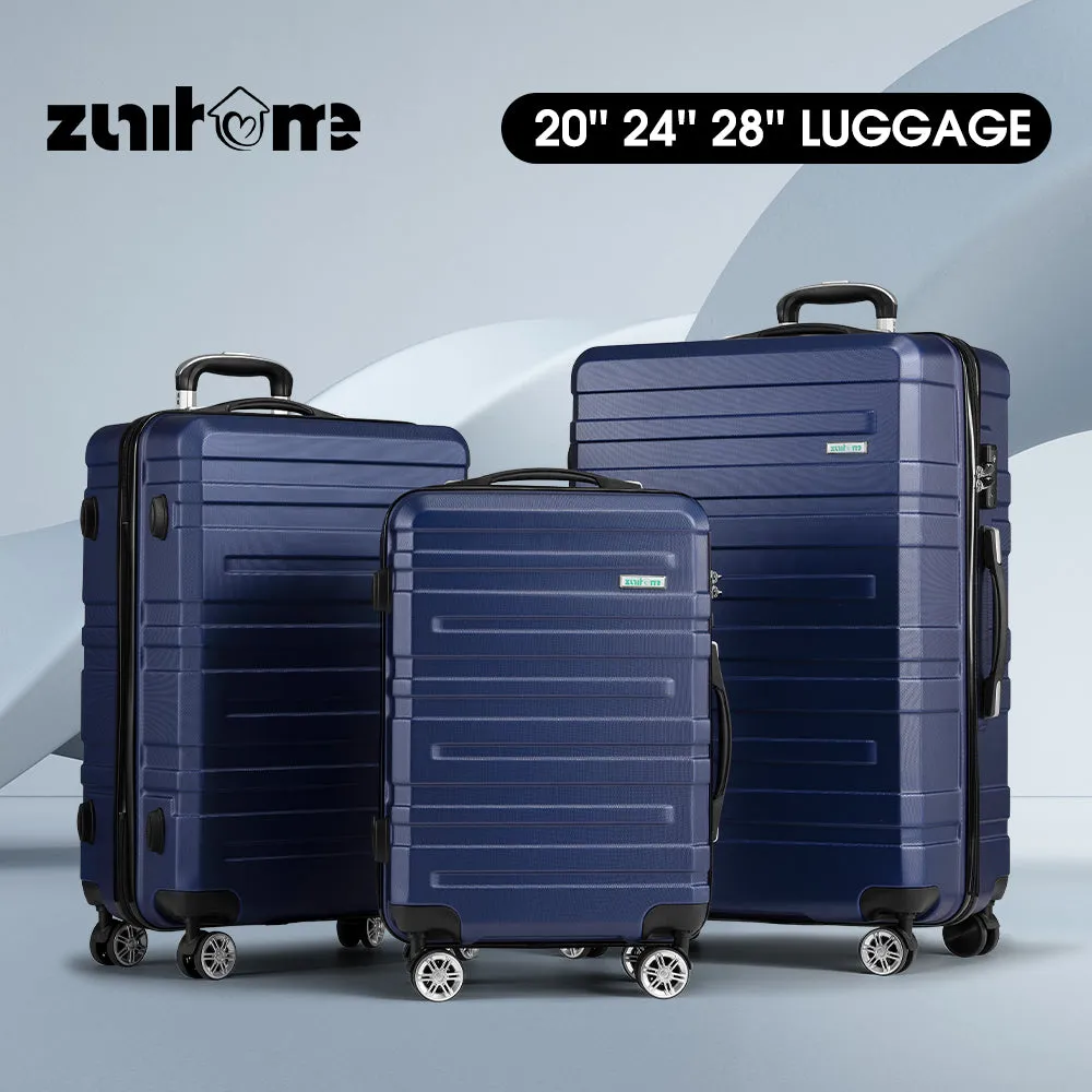 ZUNI 1/2/3PCS Luggage Suitcase Trolley Set Travel TSA Lock Storage Hard Case