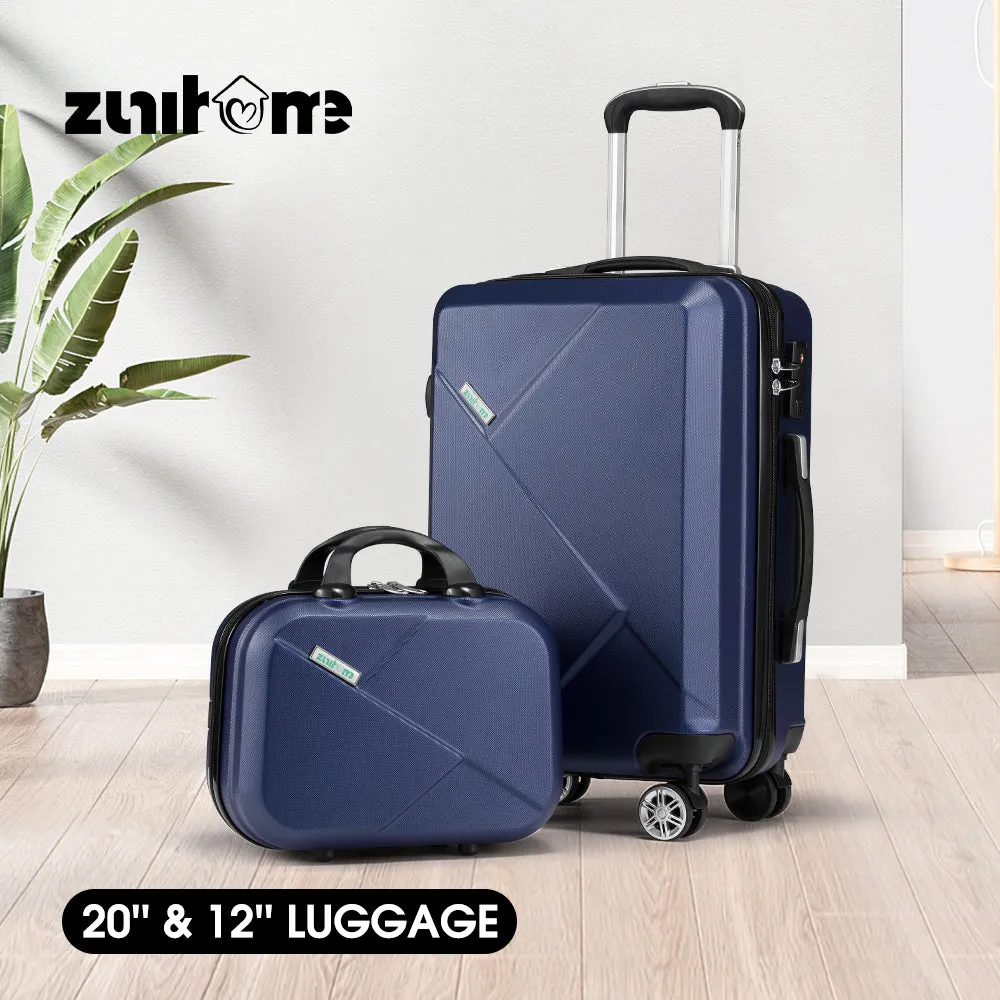 ZUNI 1/2/3PCS Luggage Suitcase Trolley Set Travel TSA Lock Storage Hard Case